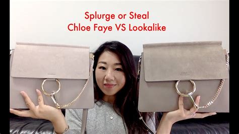 chloe faye large red|Splurge or Steal Chloe Faye Large vs Lookalike .